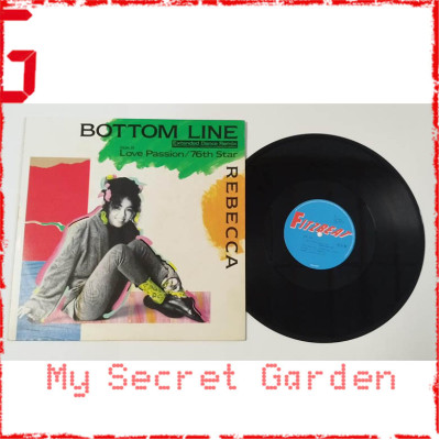 Rebecca - Bottom Line Extended Dance Mix 1985 見本盤 Japan Promo 12" Single Vinyl LP ***READY TO SHIP from Hong Kong***